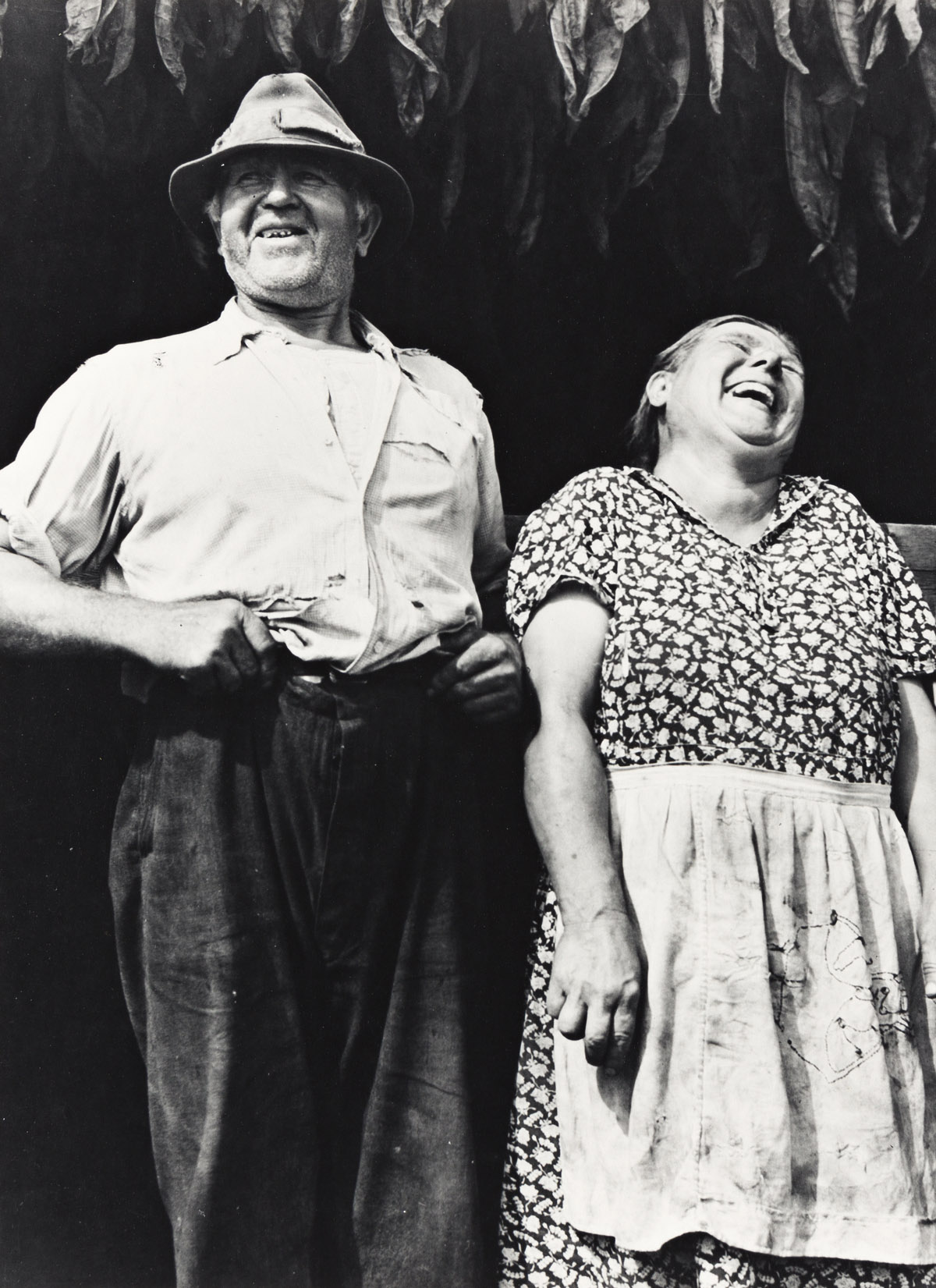 JACK DELANO (1914-1997) Tobacco farmer and wife, Connecticut.